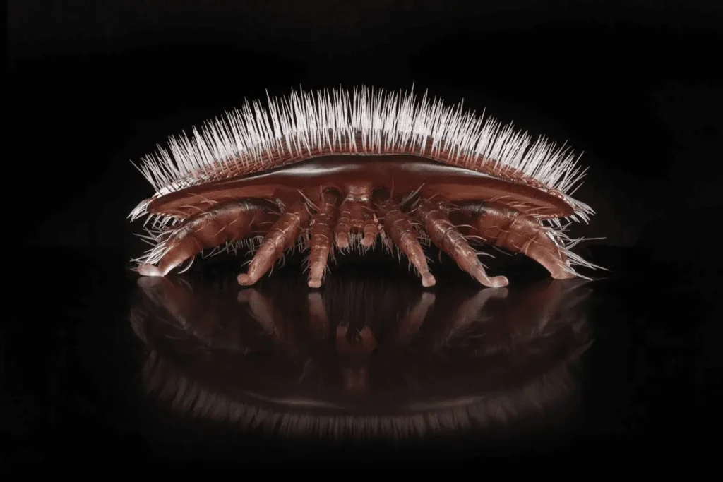 Varroa-destructor, gros plan