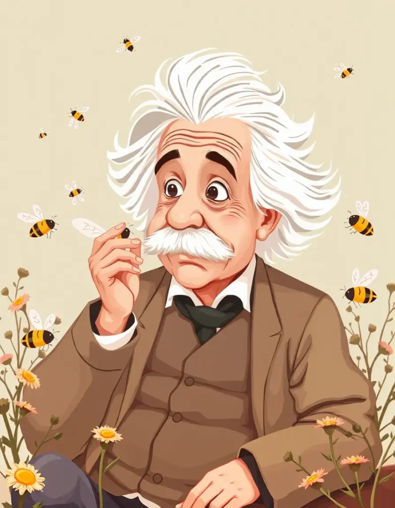 Albert Einstein abeilles bees
