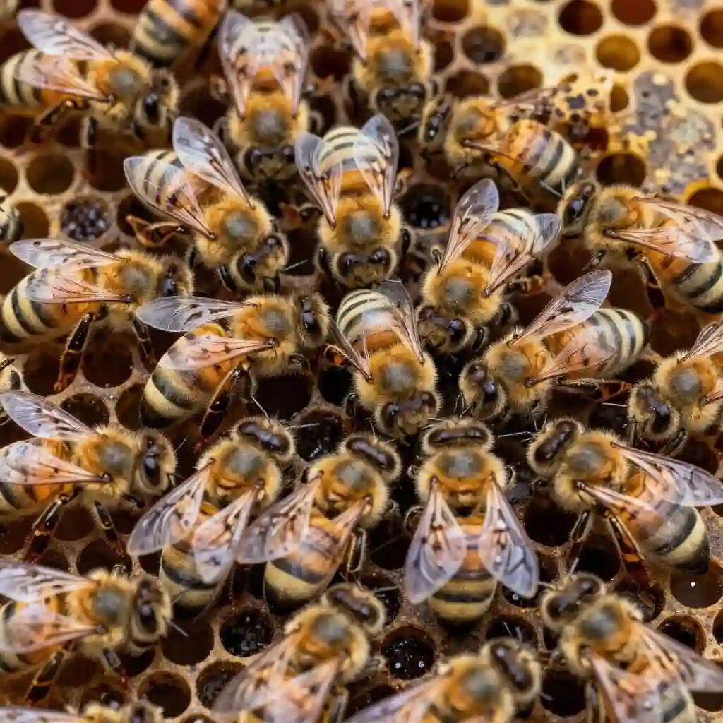 Couvain infecté par la loque américaine, signes visibles pour l’apiculteur