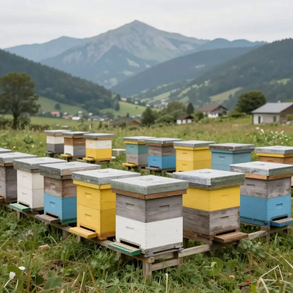 Disposition des ruches limitant la dérive et la propagation des maladies