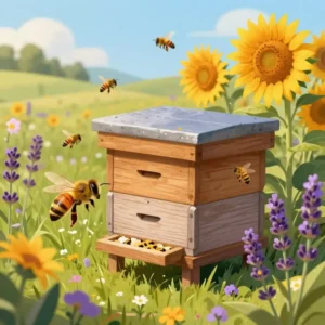 Image de l’article : Ruche : comprendre l’habitat des abeilles et son fonctionnement