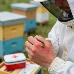 Image de l’article : Réaction allergique aux piqûres d&rsquo;abeilles : que faire et comment s&rsquo;équiper