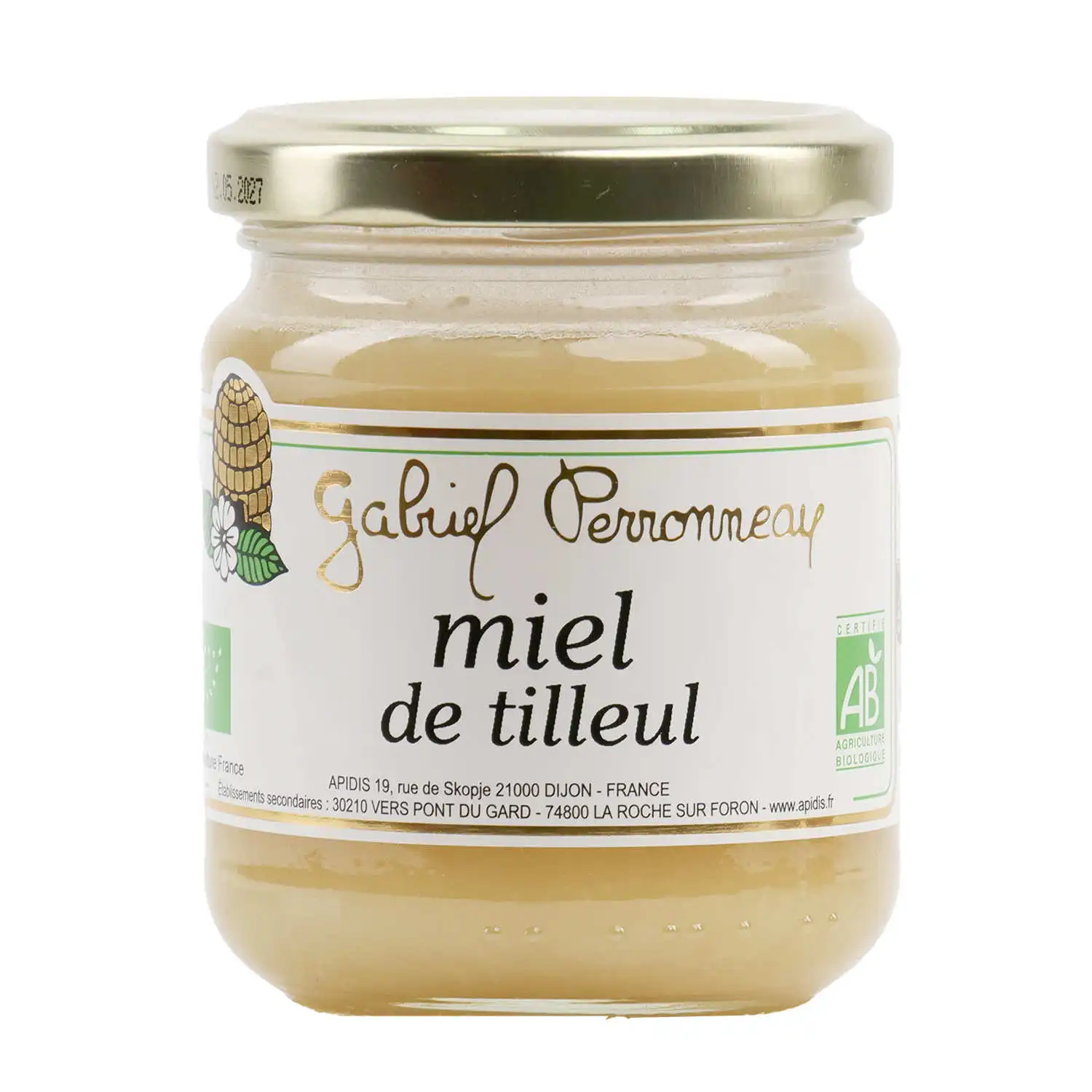 Miel de tilleul Bio Origine France. Usage en apithérapie