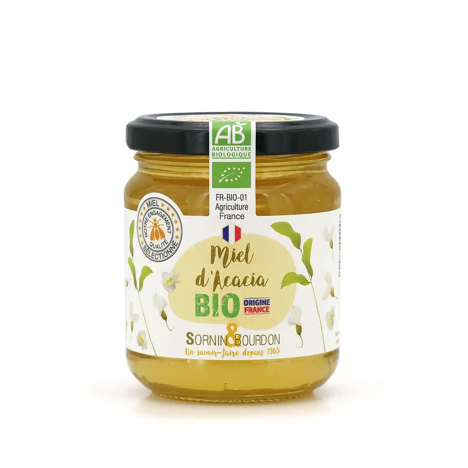 Miel d'Acacia Bio Origine France. Usage en apithérapie