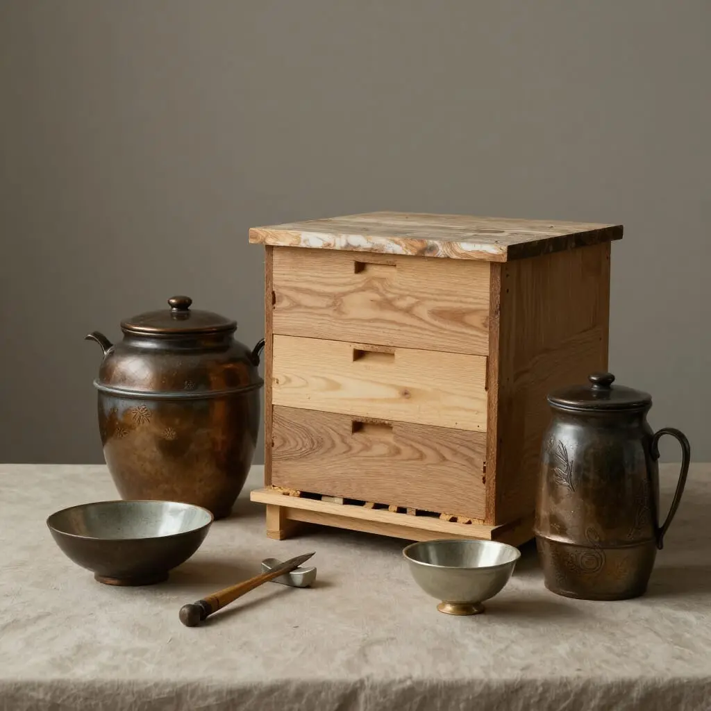 Accessoires servant à la récolte des produits de la ruche