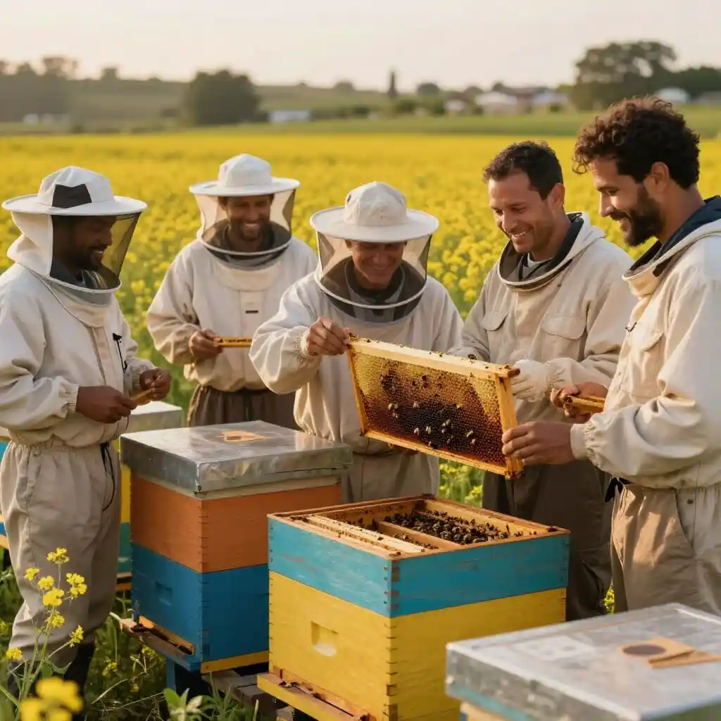 Apiculteurs, coopératives et protecteurs des abeilles