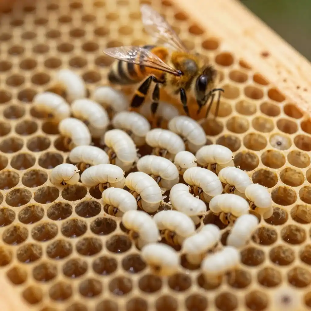 Image de l’article : Couvain : définition et usage en apiculture