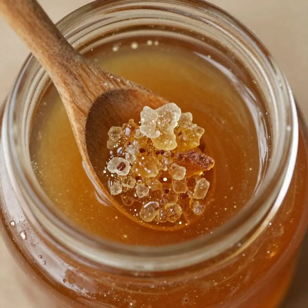 Image de l’article : Cristallisation du miel : définition et usage en apiculture
