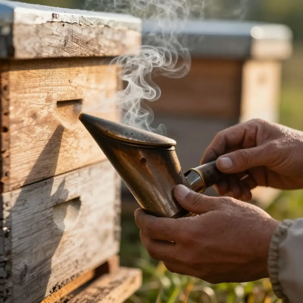 Image de l’article : Enfumoir : définition et usage en apiculture