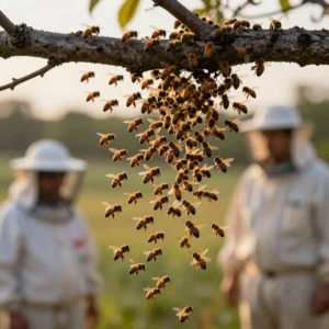 Image de l’article : Essaimage : définition et usage en apiculture