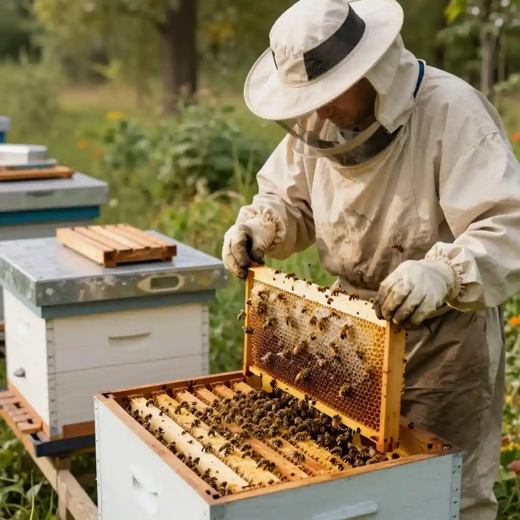 Image de l’article : Hygiène des abeilles : définition et usage en apiculture