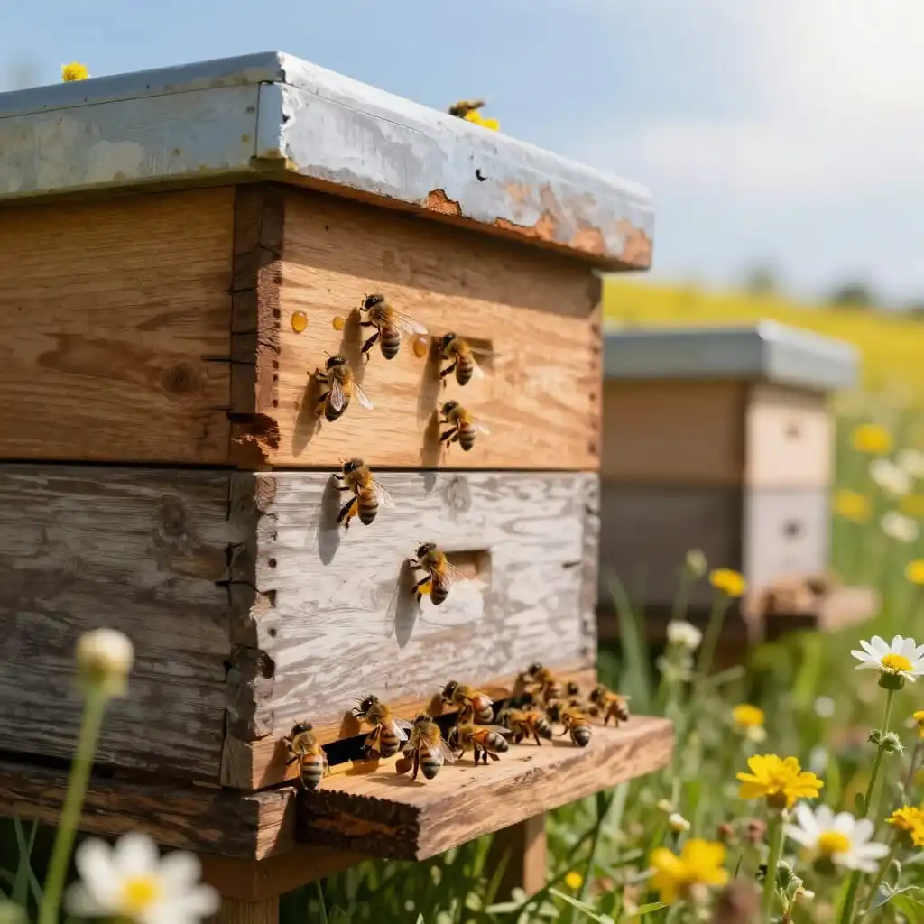 Image de l’article : Ruche : définition et usage en apiculture
