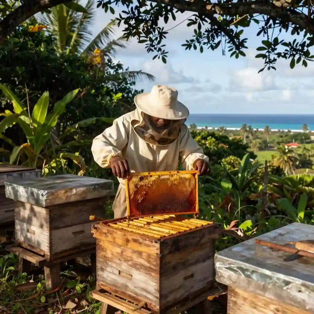 Apiculture à Mayotte : l&rsquo;abeille mahoraise et récolte traditionnelle
