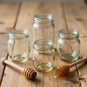 Image de l’article : Choisir ses pots à miel : verre, plastique et formats