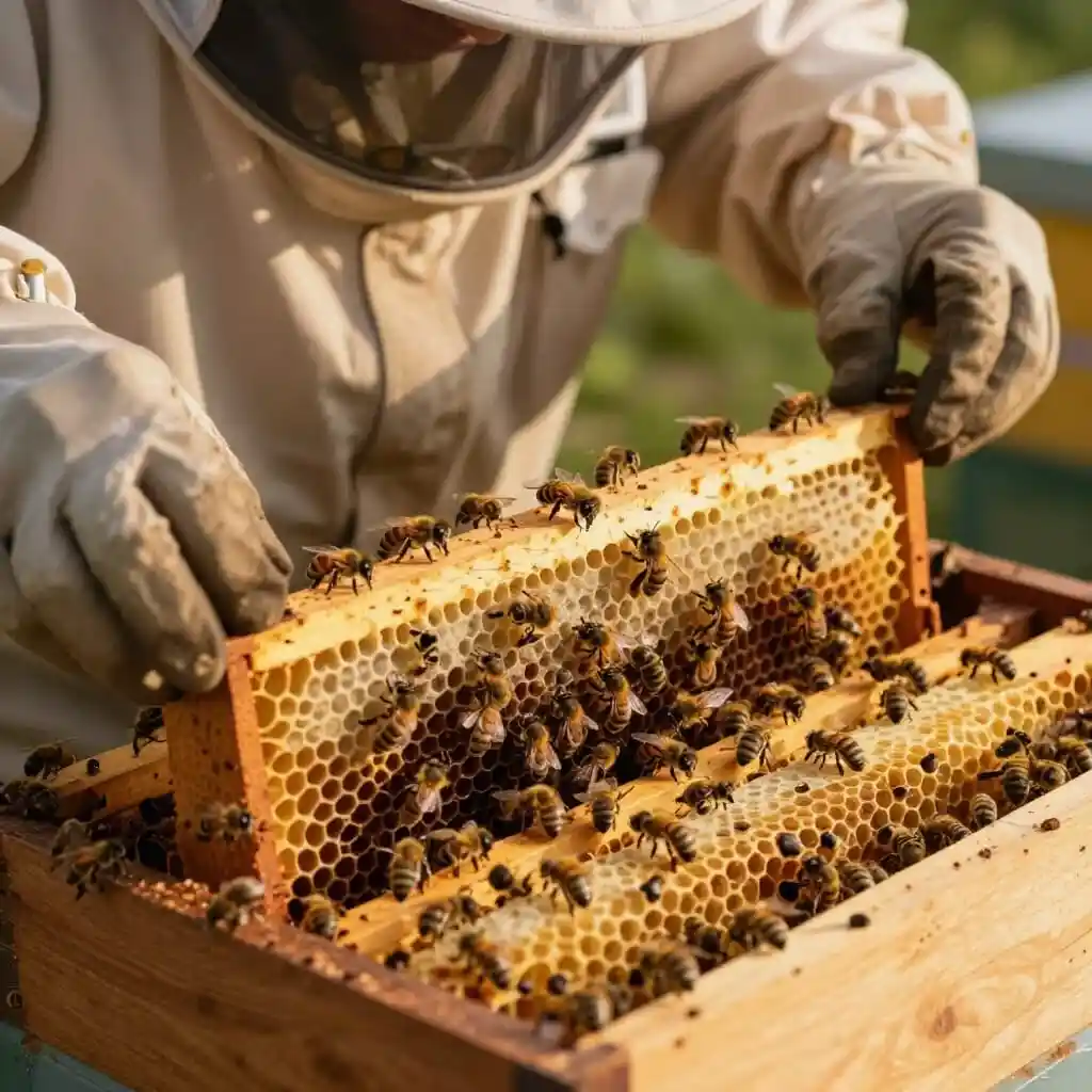 Introduction d'une nouvelle reine dans une colonie d'abeilles