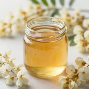 Image de l’article : Miel d&rsquo;acacia en apithérapie : bienfaits et propriétés