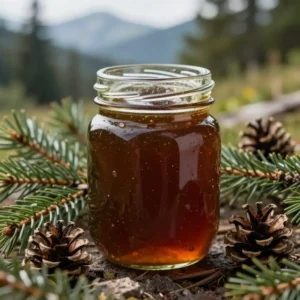 Image de l’article : Miel de sapin en apithérapie : bienfaits et composition